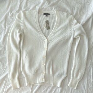 J. Crew Ribbed Metallic Cardigan Sweater NWT XS